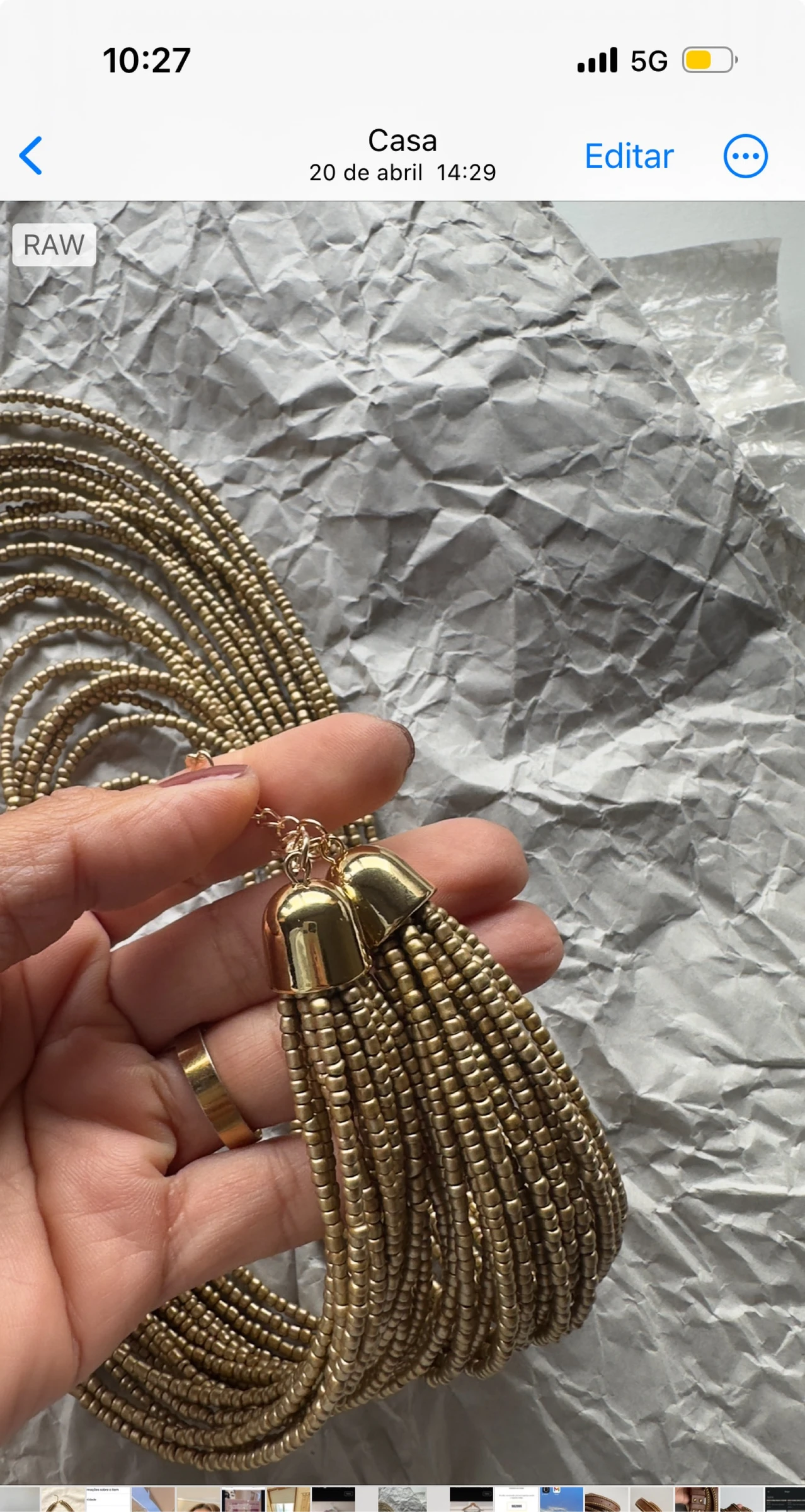 Colar de bolas dourado/feminino/maximalista/verão boho – photo 2